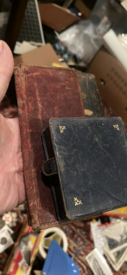 Antique Jewelers Box, Leather Billfold & Draftsman’s Case - Image 1 of 11