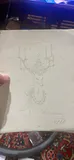 1951 Christmas Folio Of Baby With Santa Cute - thumbnail 1 of 4