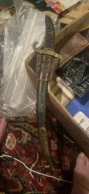 British Vintage Ceremonial Naval Dirk And Sheath - Image 1 of 15