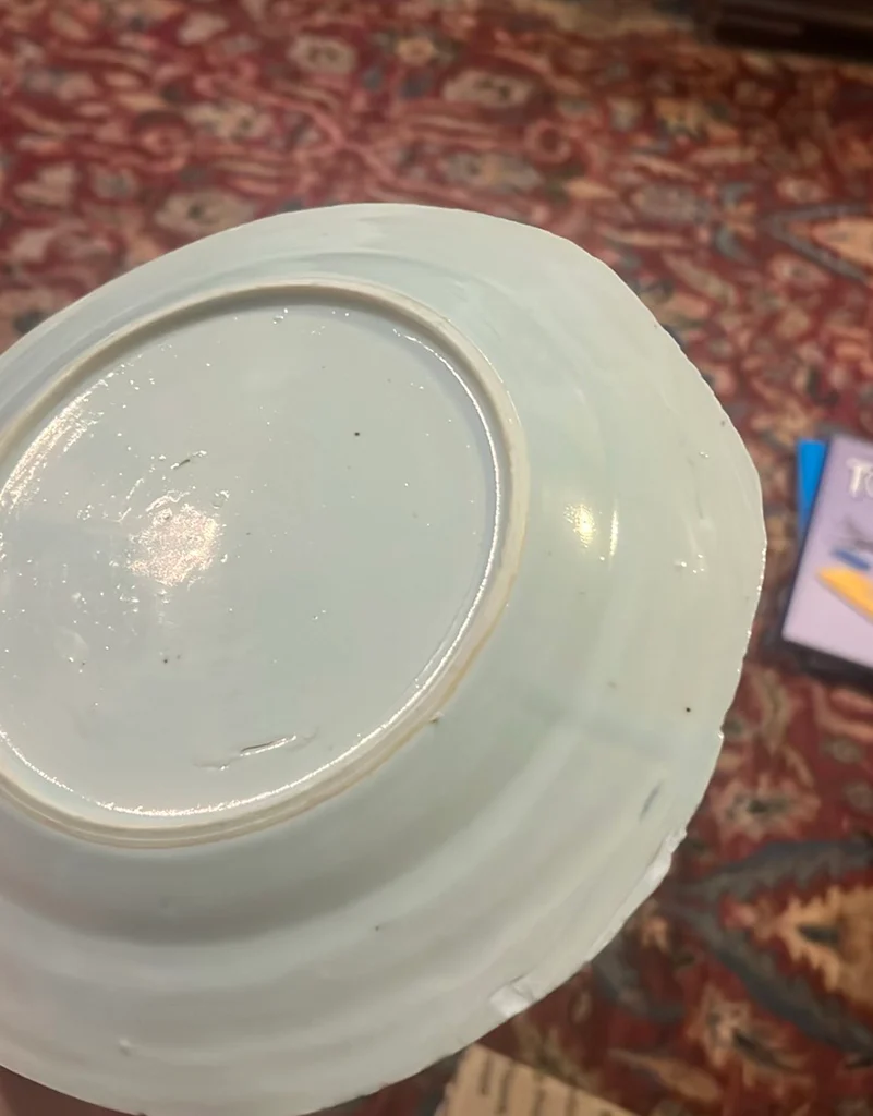 Antique Chinese Canton Plate With Minor Roughage  On Edge - image 5 of 7