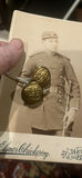 NH College Military Tunic Buttons & Boston Cadet Cabinet Photo - thumbnail 2 of 4
