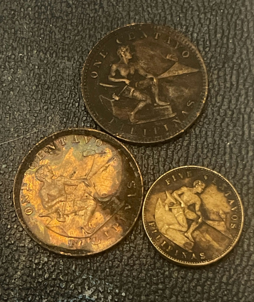 Philippine WWII US High Grade Centavos - image 2 of 2
