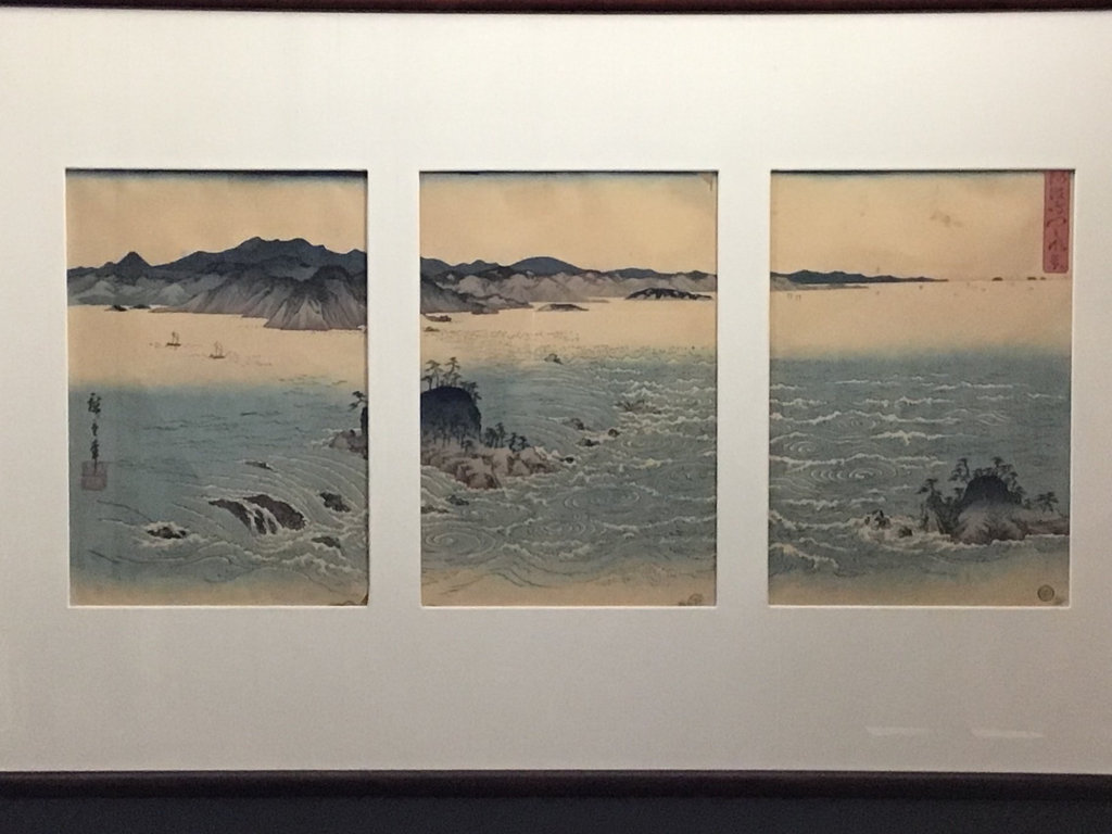 Hiroshige Framed Woodblock Print - image 1 of 12