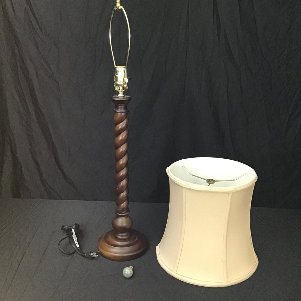 Candlestick Lamp w/Shade - image 4 of 7
