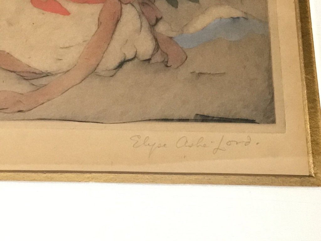 Oshe-Lord Framed Woodblock Print - image 5 of 10