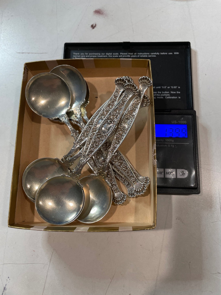 Antique Sterling Soup Spoons - image 7 of 7