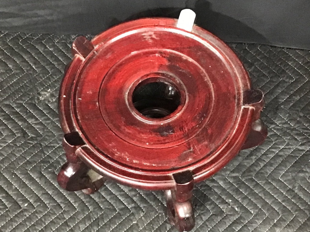 Chinese Rose Medallion Fish Bowls & Stand - image 15 of 15