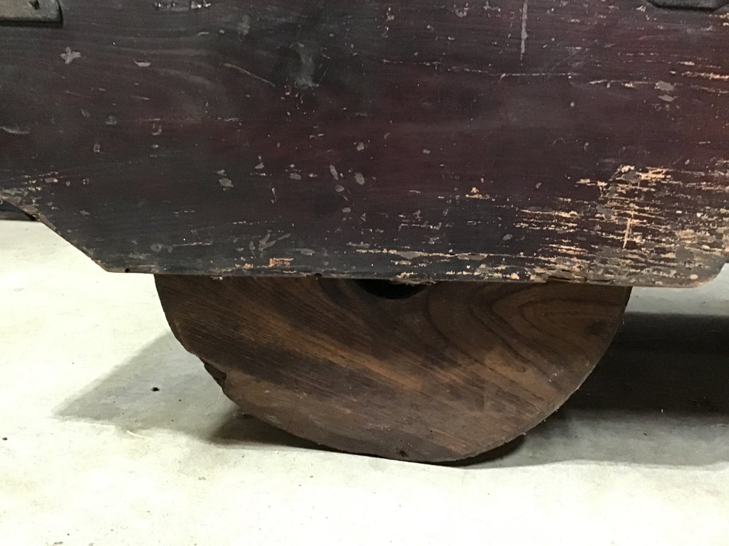 Antique Japanese Kuruma Tansu Chest - image 6 of 8