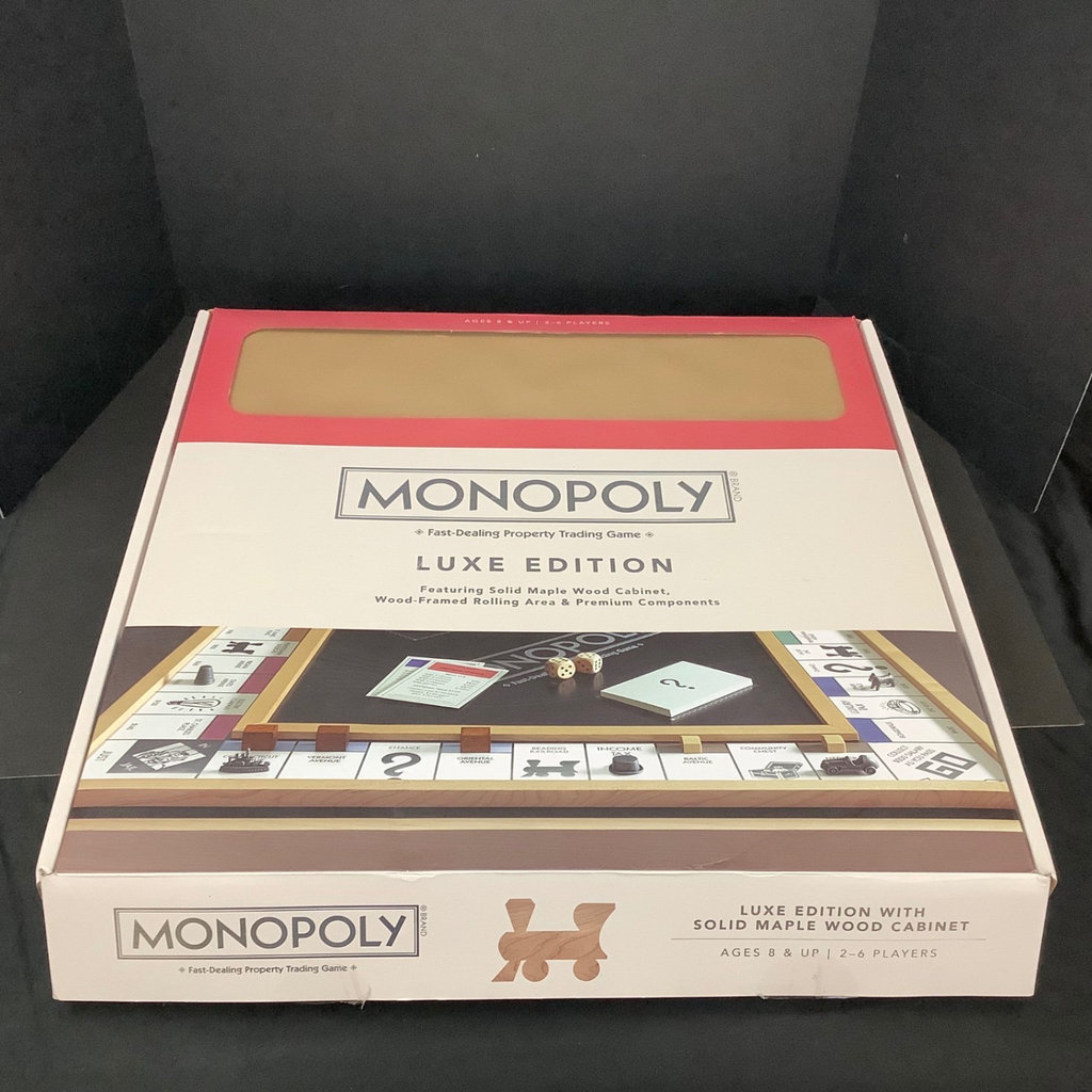 Deluxe Wooden Cabinet  Monopoly Game - image 2 of 5