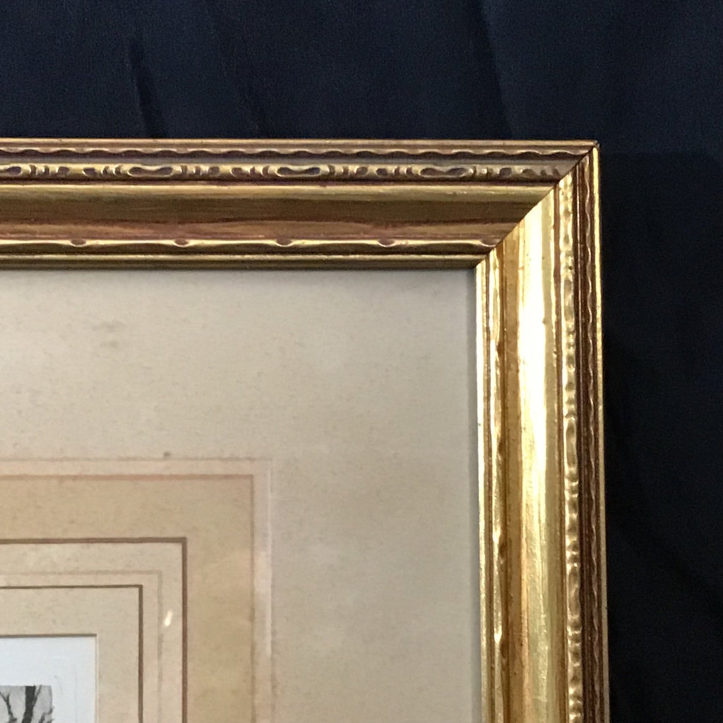 Barnaix Framed Color Etching - image 7 of 9