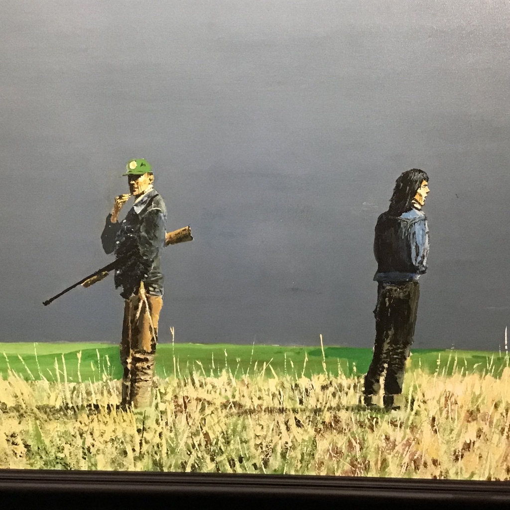 Stanley Framed Paint On Canvas - image 1 of 6