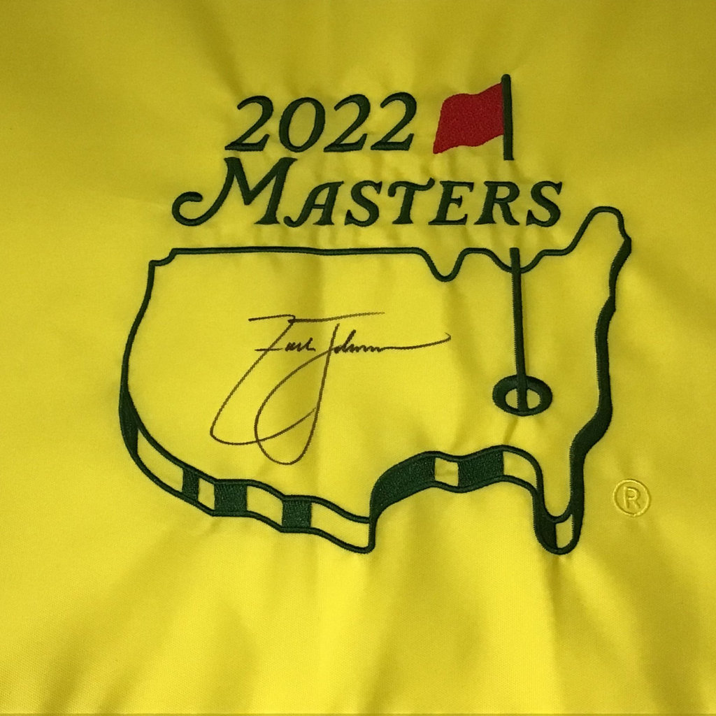 Zach Johnson Signed 2022 Masters Flag - image 1 of 5