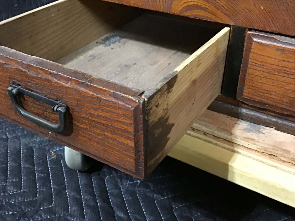 Antique Keyaki Wood Hibachi - image 8 of 13