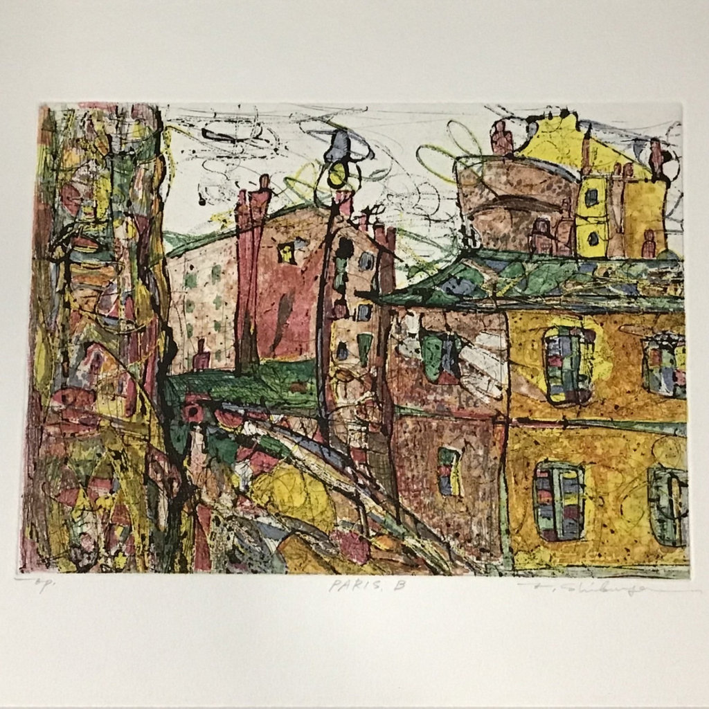Shibuya Colored Etching - image 1 of 6