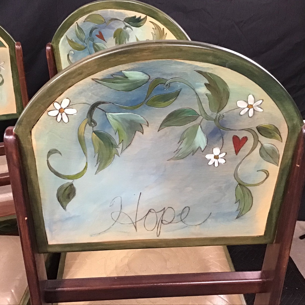 Sticks Handmade Dining Chairs / Hearts - image 5 of 17