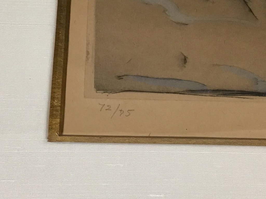 Oshe-Lord Framed Woodblock Print - image 4 of 10