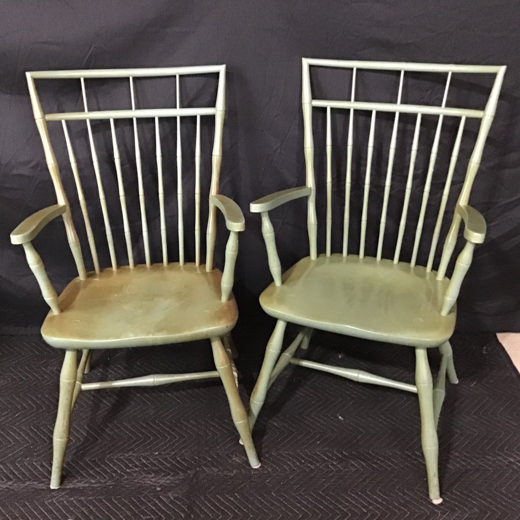 Decorative Shelf & Windsor Chairs - image 11 of 18