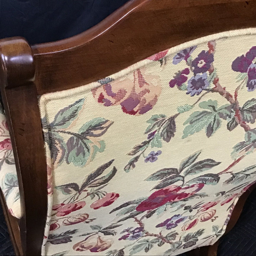 Upholstered Swan Arm Rocker - image 11 of 12