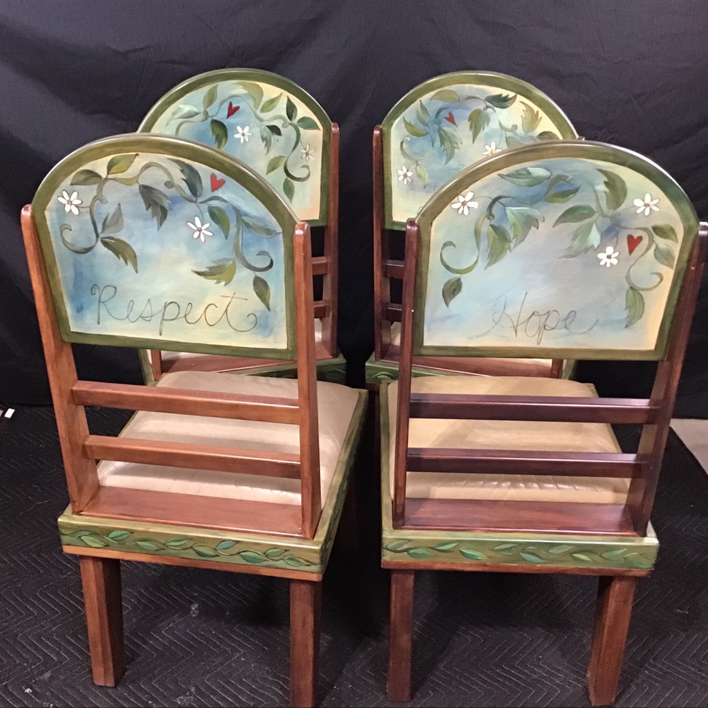 Sticks Handmade Dining Chairs / Hearts - image 1 of 17