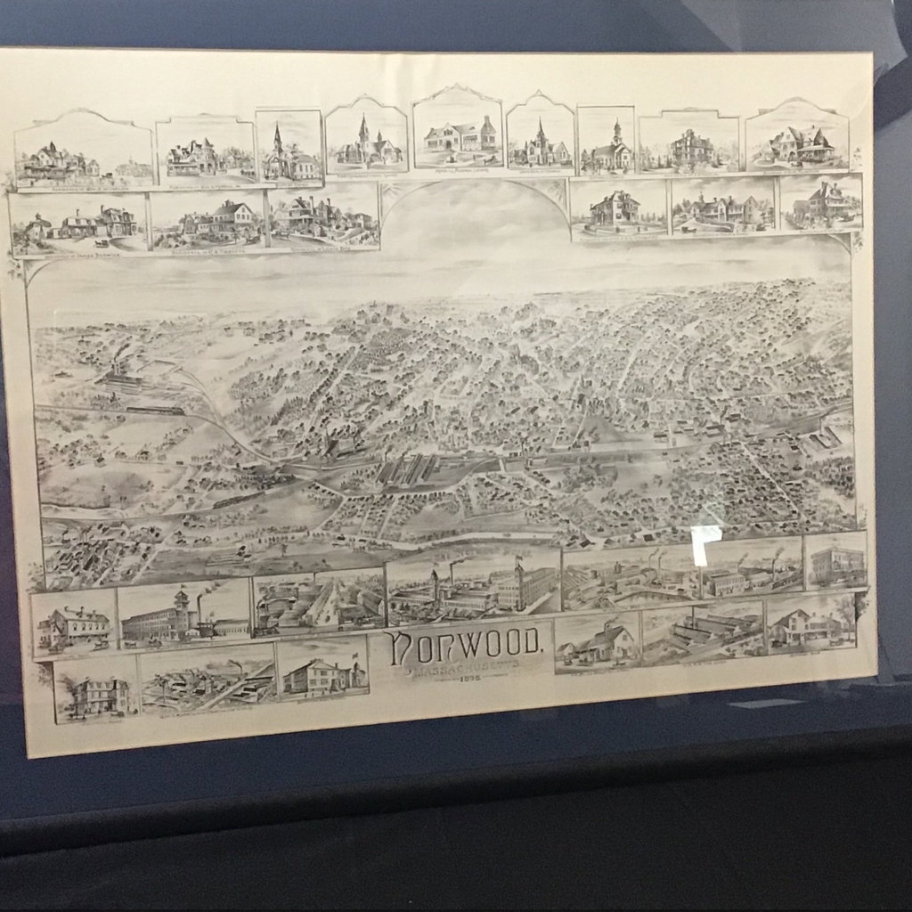 Framed Lithograph Norwood 1898 - image 3 of 8