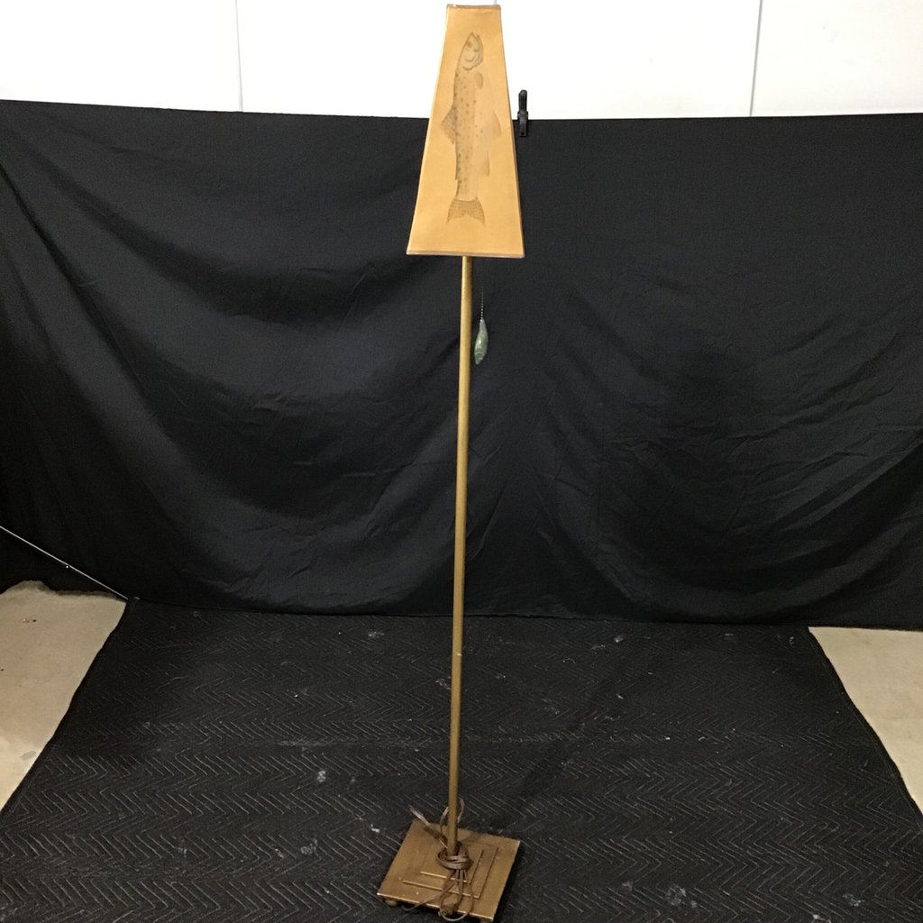 Floor Lamp w/ Fish Shade - image 1 of 12