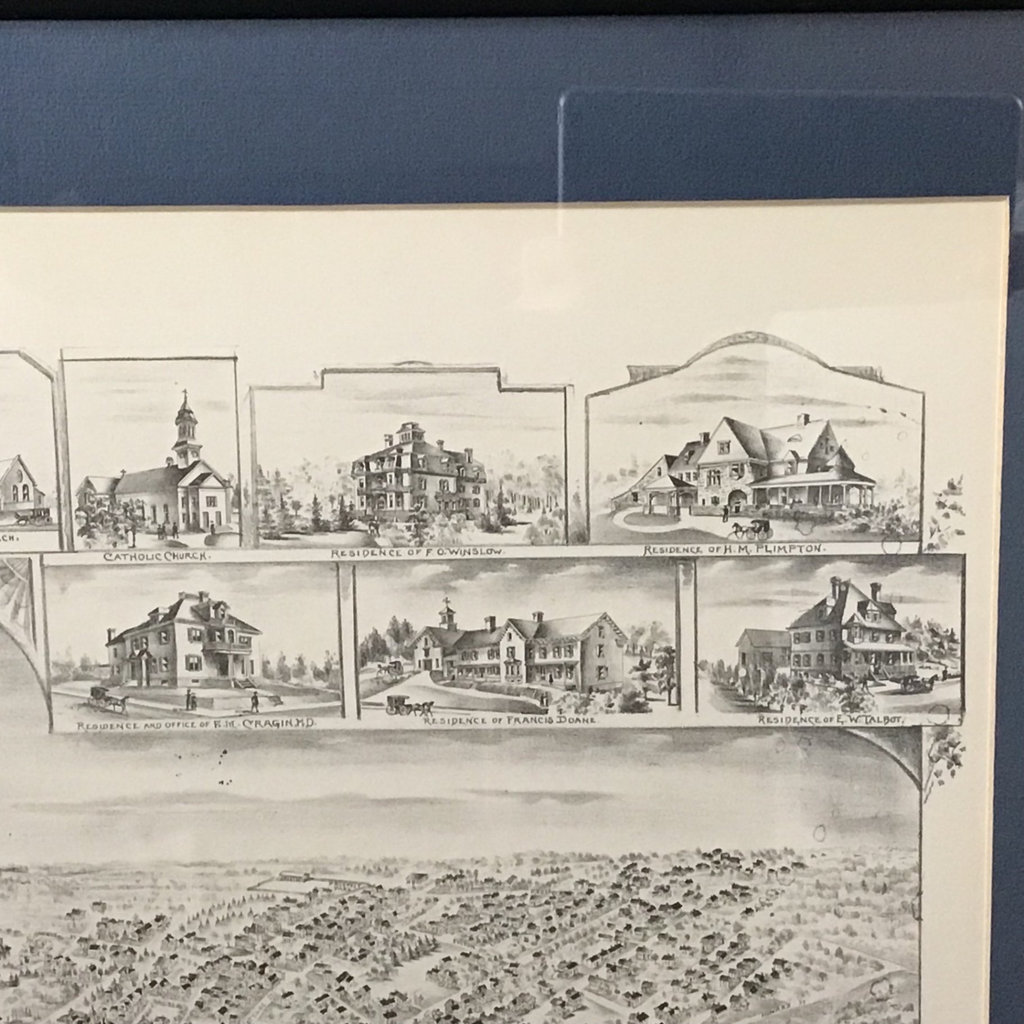 Framed Lithograph Norwood 1898 - image 6 of 8