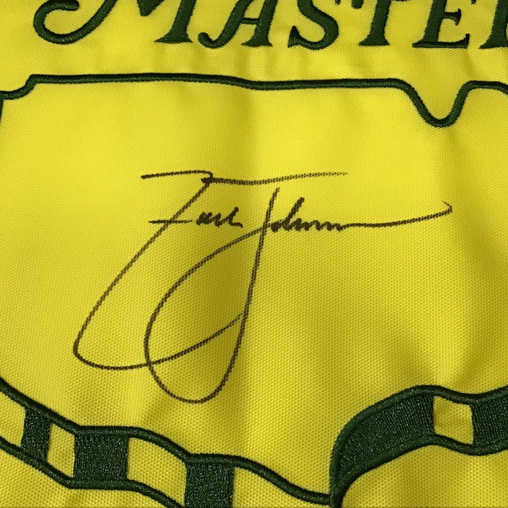 Zach Johnson Signed 2022 Masters Flag - image 4 of 5