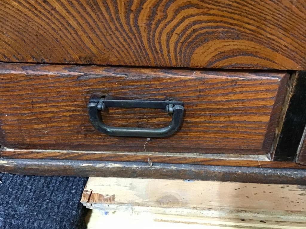 Antique Keyaki Wood Hibachi - image 7 of 13