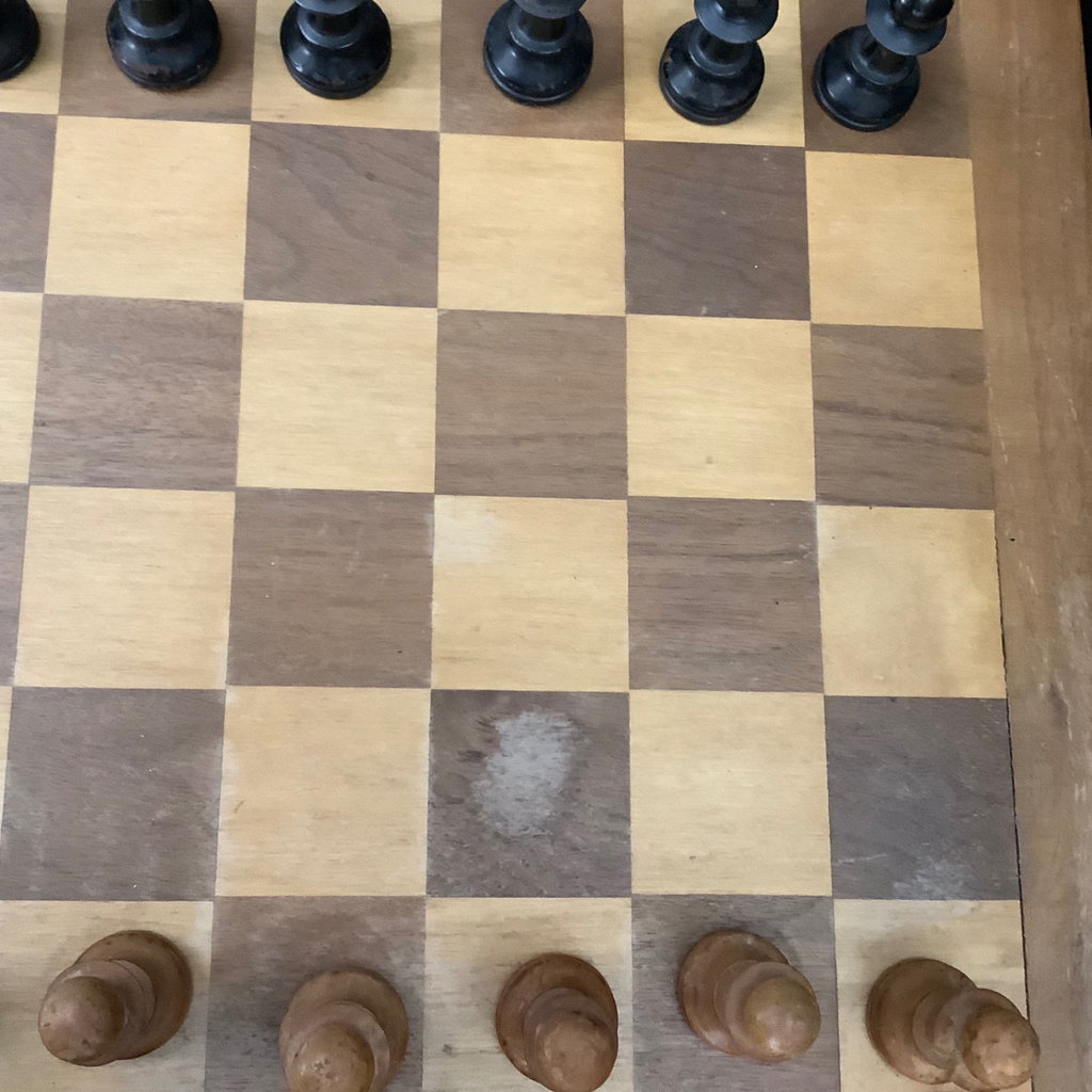Handmade Go Game Table & Wooden Chess Set  - image 6 of 9