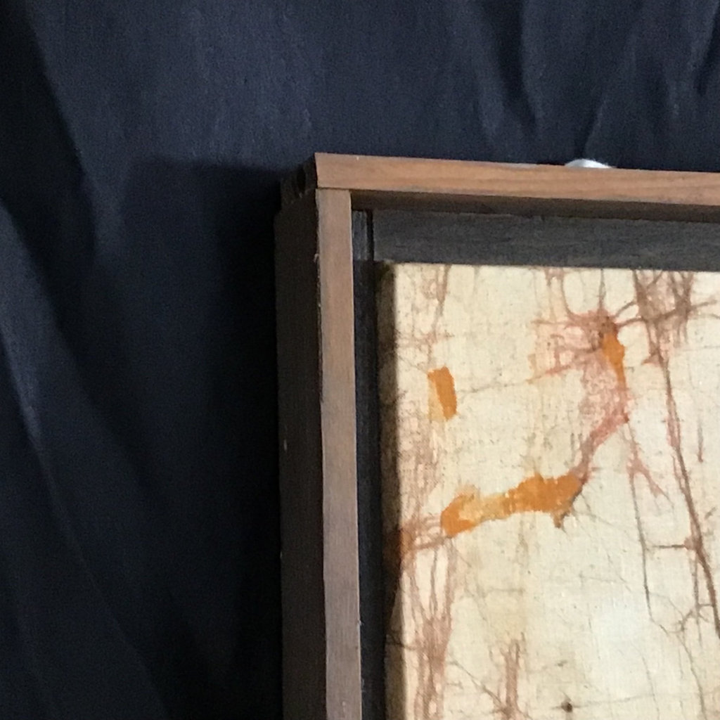 Vintage Framed King & Queen Batik - image 4 of 6