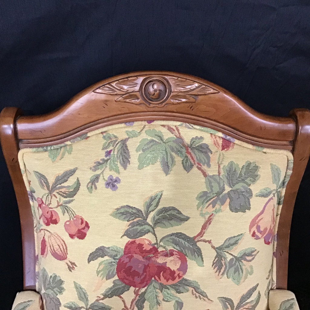 Upholstered Swan Arm Rocker - image 7 of 12