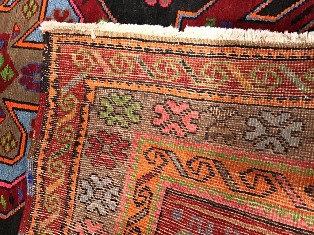 Multi Colored Wool Carpet - image 5 of 5