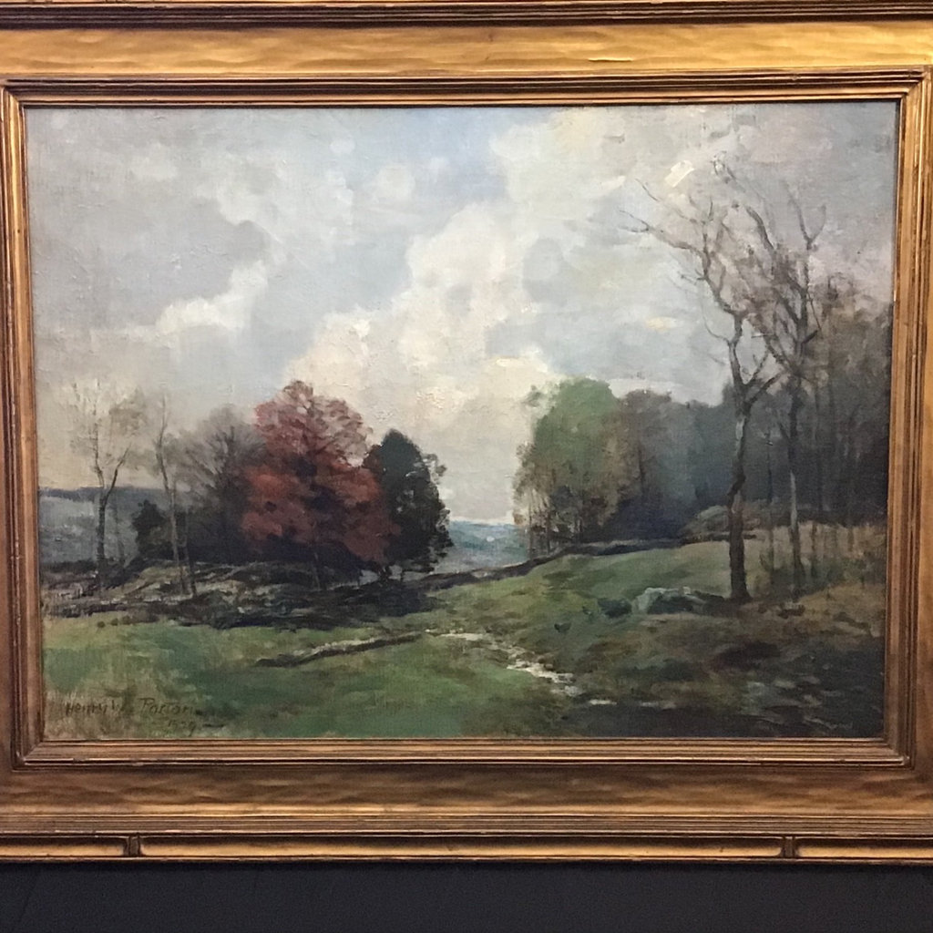 Henry Parton Framed Paint on Canvas - image 3 of 8