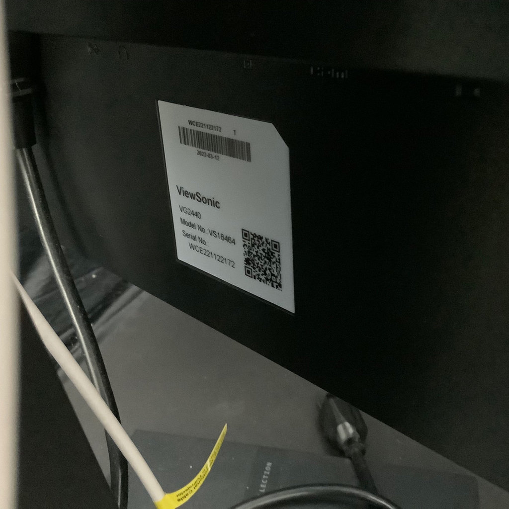 Two Computer Monitors with Cables - image 4 of 8