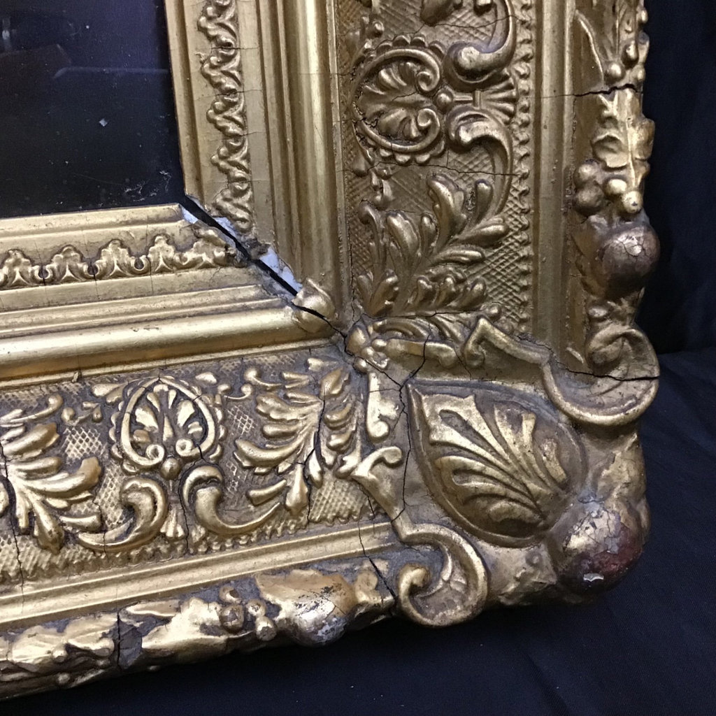 Antique Framed George M. Banks Oil on Metal - image 14 of 15