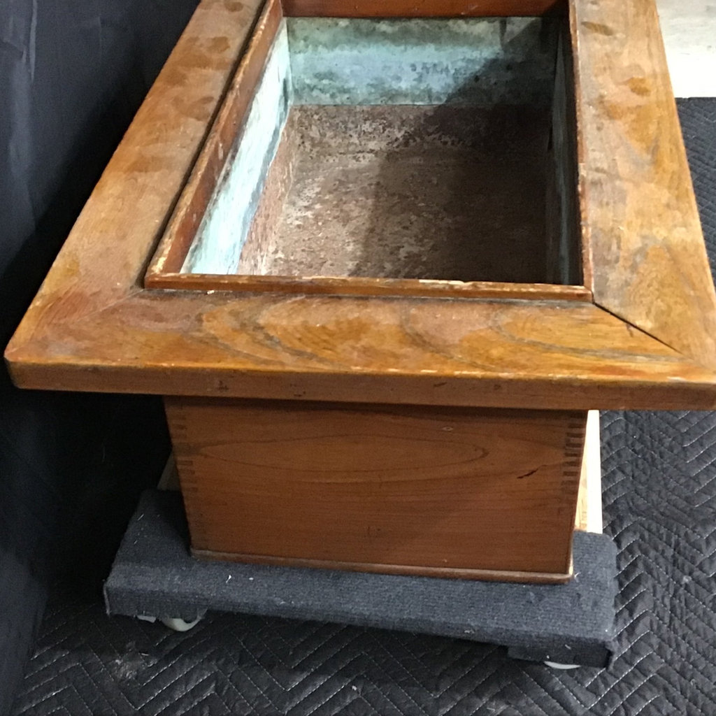Antique Keyaki Wood Hibachi - image 11 of 13