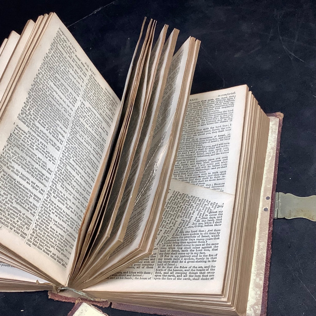 Antique Eyre & Spottiswoode Holy Bibles - image 7 of 17