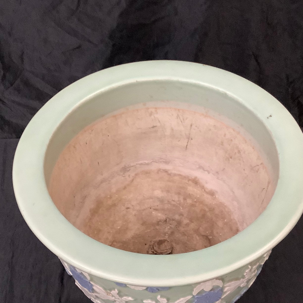 Chinese Celedon Green Footed Planter - image 4 of 6