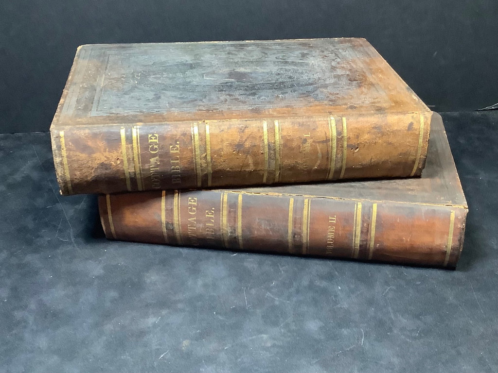 1847 Cottage Bible Vol I & II - image 1 of 20