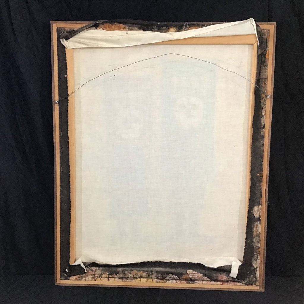 Vintage Framed King & Queen Batik - image 5 of 6