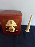 Lenox Winter Greetings Candle Lamp Box with White Porcelain Vase and Lamp - thumbnail 1 of 4