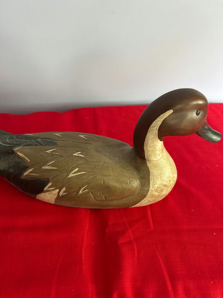 Pintail Duck Carved Wooden Decoy - image 3 of 4