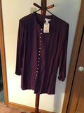 Rain jacket size xl- green silk blouse L - suit 16w - thumbnail 4 of 5