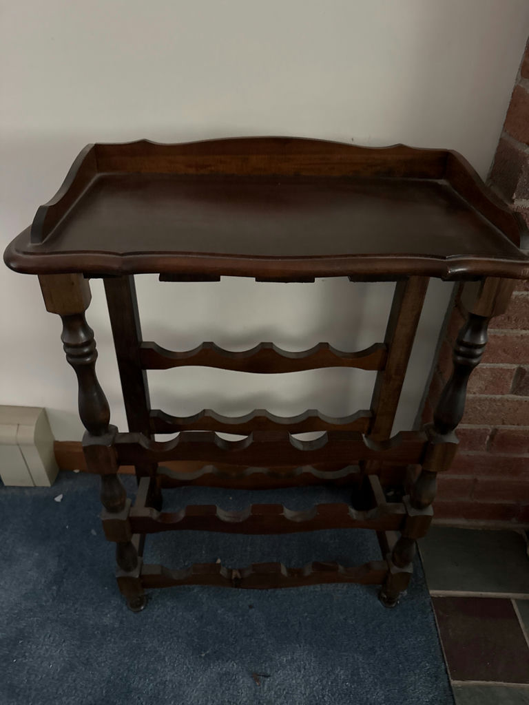 Wooden tiered plate rack / serving stand - image 1 of 1