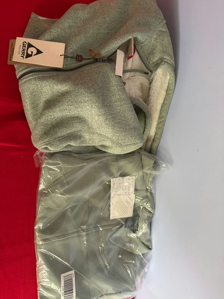 Gerry fleece jacket and Dialogue zip-front jacket with matching pants  - image 1 of 5