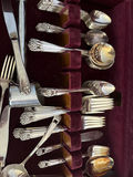 Rogers Sincerely Yours silver-plated flatware set in a velvet-lined box - thumbnail 3 of 4