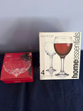 Mikasa crystal bowl and four Ballroom wine glasses - thumbnail 1 of 3