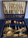 Dirilyte solid flatware set with serving pieces - thumbnail 1 of 4