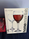 Mikasa crystal bowl and four Ballroom wine glasses - thumbnail 2 of 3