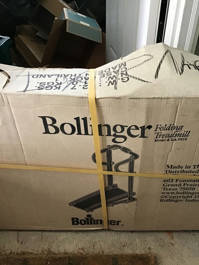 Boxed Bollinger Folding Treadmill - image 1 of 2